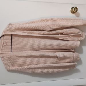 Pink knit cardigan size S